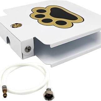 Уличный поилка для собак | Водная игра с управлением лапами для собак - Поилка с регулируемым давлением для сада, газона, патио