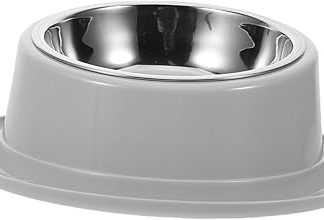 Эргономичная подставка Sosoport из нержавеющей стали с наклонным краем снижает нагрузку на шею, имеет нескользящее приподнятое основание для еды и питья, подходит для кошек и маленьких собак, легко чистится.