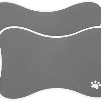 Ipetboom 2 шт. Коврик для мисок для собак: противоскользящий коврик для кормления домашних животных, для мисок с едой и водой - защитная подстилка для пола для кошек и собак - аксессуары для