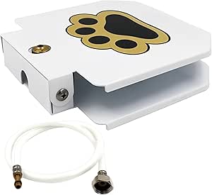 Уличный фонтанчик для питья для собак - управляемая лапами водная игра для собак, регулируемый фонтанчик для щенков для сада, газона и улицы.