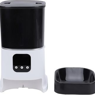 Автоматическая кормушка для домашних животных с Wi-Fi, стабильным питанием и объемом 6 литров.