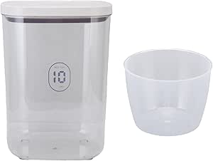 Контейнер для хранения корма для домашних животных HEEPDD объемом 10 л, влаго- и светонепроницаемый, для собак и кошек, вместительный и с минималистичным дизайном.