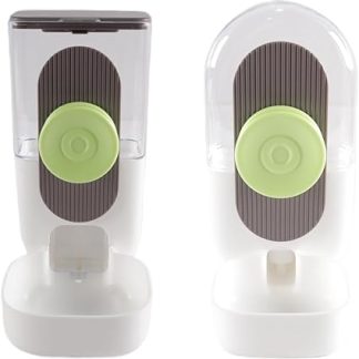 Автоматическая подвесная кормушка для животных в клетках, станция для кормления маленьких собак, кошек, котят, кроликов, зайчиков, морских свинок, хорьков и ежей.