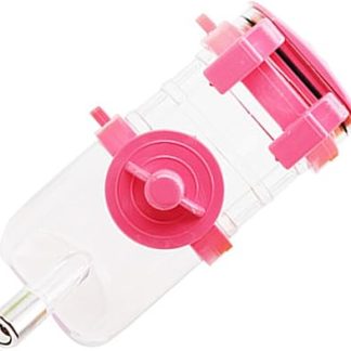 Универсальная подвесная бутылка для воды для собак, цельная, 350 мл (красная)