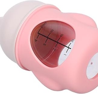 Безопасная силиконовая бутылочка для кормления щенков и котят Toddmomy с мягкой соской, предотвращающей удушье, портативный контейнер для молока для новорожденных и животных, розовая.