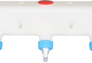 3-сосковая кормушка для мелких животных Tnfeeon, удобная силиконовая бутылочка для козьего молока, поросят и щенков, объем 3 л, сельскохозяйственное оборудование для эффективного кормления.