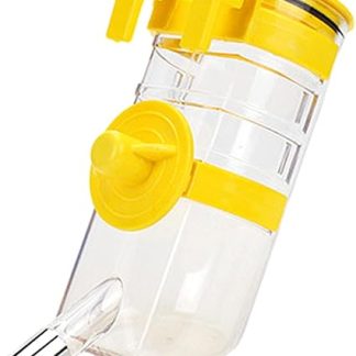 Подвесная поилка для домашних животных, портативный диспенсер большой емкости с шарообразным наконечником из нержавеющей стали, изготовленный из экологически чистого полимерного материала, устойчивая открытая конструкция для клетки.