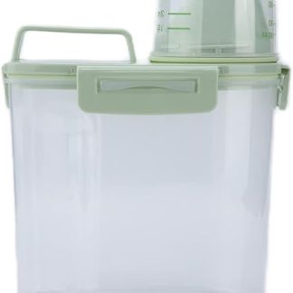 Герметичный контейнер для корма для домашних животных, контейнер для кошачьего корма, контейнер для собачьего корма с мерным стаканчиком для обычного корма, собак, кошек, птиц.