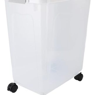 Большой контейнер для хранения продуктов HEEPDD, герметичный контейнер для риса 30 кг с прозрачной крышкой, для круп, муки, овсянки, риса, ингредиентов для выпечки, закусок.