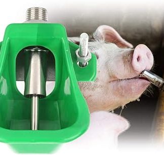 Поилка для сельскохозяйственных животных, пластиковая, из нержавеющей стали, для кормления поросят, овец и коз.