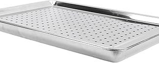 Охлаждающий поднос для домашних животных FILFEEL с вентиляционными отверстиями - из нержавеющей стали, рассеивающий тепло, для собак и кошек, 60x40 см.