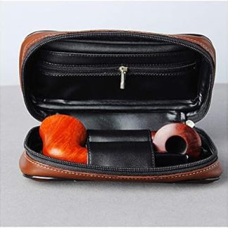 Автоматическая кормушка для домашних животных, футляр для трубочного табака, футляр для 2 трубок, инструмент для очистки фильтра и утрамбовки, сохраняет свежесть, модель большой вместимости.