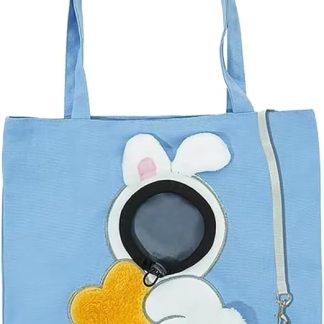 Cat/Puppy/Dog Backpack, pet Crossbody Bag with Exposed Head for Travelling and Shopping, Hiking and Camping