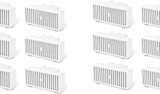 ISTOVO 12 Т-образных фильтров, сменные вставки для поилок для домашних животных Mini и Swan Pet.