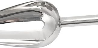 Эргономичная ложка для корма для домашних животных из нержавеющей стали, подходит для птицы и консервов, для кошек, 9,4 x 3,6 дюйма.