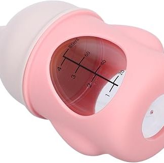 Многоразовая мягкая силиконовая бутылочка для кормления домашних животных Kisangel для щенков и новорожденных, бутылочка для замены молока для котят и кроликов, розовая.