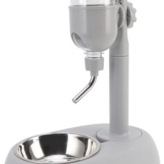 SIXRUN Регулируемая по высоте миска для воды и корма для домашних животных 2 в 1 с шаровидным носиком, нескользящая съемная автоматическая кормушка для щенков, кошек и других домашних животных.