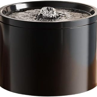 Бесшумный, тихий, циркуляционный фильтр с керамической системой фильтрации, автоматический поильник для кошек и собак.