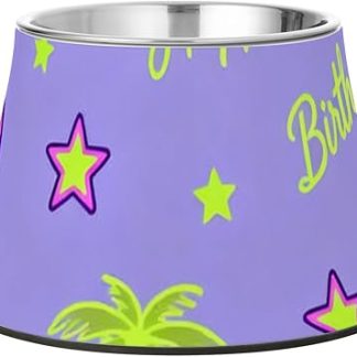 День рождения Лаванда Чайка Лодка Кокос Миска для воды для собак Улучшенные миски для кошачьего корма из нержавеющей стали для маленьких собак Усы Усталость Comederos Para Perros