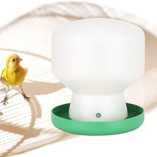 Большая пластиковая крышка, белый автоматический поилка для птиц, кормушка для голубей, автоматическая кормушка для поения попугаев.