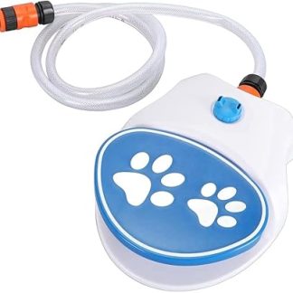 Фонтанчик для питья для домашних животных с педальным управлением — помогает поддерживать водный баланс, автоматическая система поения, простая установка.