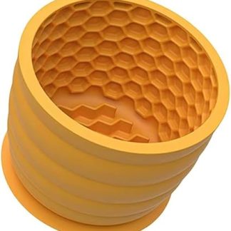 Миска для медленного вылизывания собак Slow Feeder объемом 620 мл, интерактивная миска для кормления собак с присосками, которая развлекает питомцев.