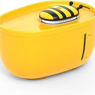 Умный автоматический фонтанчик для воды для кошек и собак, имитирующий пчелиный поилку, объемом 2 л, с низким уровнем шума, встроенной синей светодиодной подсветкой, питанием от USB, изготовлен из высококачественных материалов.