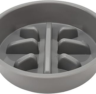 Миска для медленного кормления собак улучшает пищеварение и предотвращает удушье.