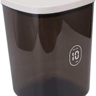 Контейнер для хранения корма для кошек и собак Luqeeg, ПЭТ, 10 л, легкий, с замком, для хранения вакцинированного корма для собак, кошек, птиц и рыб.