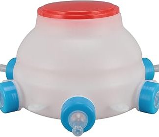 Бутылочка для кормления ягнят, поликарбонатный пластик, круглое горлышко, легко моется, с сосками, подходит для поросят и ягнят.