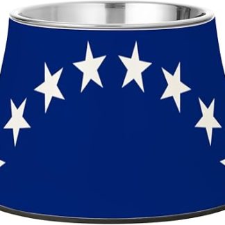 Миски для домашних животных с флагом Венесуэлы, приподнятые миски из нержавеющей стали для кошек, простые миски для медленного кормления, миски для кошек Whiskers Relief Platos Para Gatos