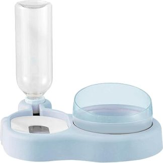 Автоматическая кормушка для собак и кошек, автоматический дозатор воды для домашних животных, синяя.