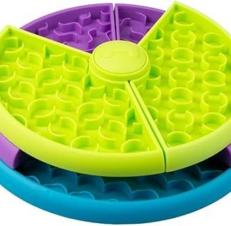 Отдельно стоящая миска для собак, 3 яруса, снижает скуку и тревогу, головоломка, нескользящая миска для собак.