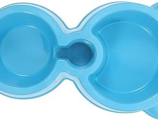 Автоматическая кормушка и миски Toyvian для мелких домашних животных, изготовленные из АБС-пластика. Двухкамерная самонаполняющаяся кормушка, легко моется и долговечна для мелких питомцев.