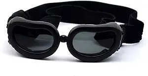 Dog Sunglasses,Small Breed Dogs Goggles UV Protection,Sun Glasses Waterproof Windproof Goggles Eye Protection Goggles,Adjustable