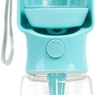 Аксессуары для домашних животных: бутылка для воды для собак | Легкая миска для питья для щенков, поилка с кормушкой, герметичная, идеально подходит для походов (S,B)