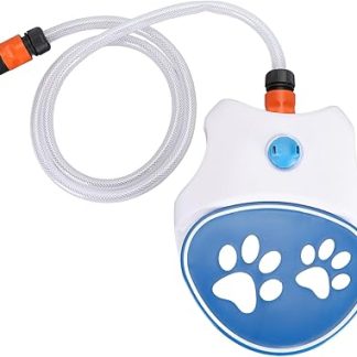 Фонтанчик для полива Asixxsix, активируемый лапами, для здоровых питомцев, в комплекте со шлангом.