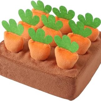 Интерактивный коврик для обнюхивания, для дрессировки щенков, 16 x 5 см, коврик для собак со скрытыми кармашками, компактная тканевая игрушка для кормления, развлечение для животных с забавным дизайном.