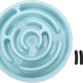 Небольшая миска для медленного кормления домашних животных, поднос-лабиринт для кормления животных, противоскользящее и противобунтарное устройство, устройство для вылизывания кошек и собак.