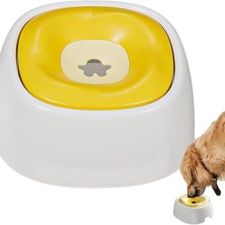 Миска для медленного поения собак, без капель, большая вместимость, 1500 мл, нескользящее основание, дорожная миска для медленного питья, диспенсер для воды для домашних животных, для собак, кошек, не пачкается.