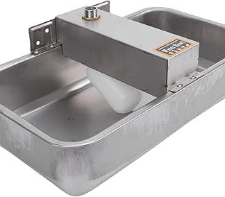 Фонтан для воды для собак Haofy, чаша для воды из утолщенной нержавеющей стали для собак, кошек и сельскохозяйственных животных, автоматический дозатор воды.