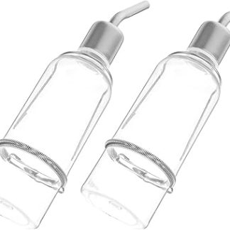 2 стеклянных поилки для мелких животных, противопроливные бутылки для собак и кошек в клетках, портативный подвесной фонтанчик для воды, компактный и простой в установке.