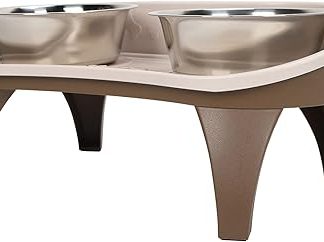 Прочная миска для корма для собак Fabater из нержавеющей стали, высокий столик для кормления собак крупных пород и других домашних животных.