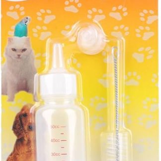Бутылочка для кормления котят | Набор для кормления собак (щенков) 50 мл, набор с соской и щеткой для чистки для прогулок на свежем воздухе, например