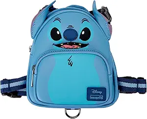 Loungefly Pets Disney Stitch Cosplay Mini Backpack Dog Harness (Medium)