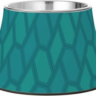 Красная миска для воды для собак неправильной формы с подставкой, миска для кошачьего корма из нержавеющей стали для собак, которые едят медленно.