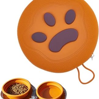 Портативная миска для воды для собак, складная миска для кормления домашних животных, легкая, ударопрочная, для кемпинга.