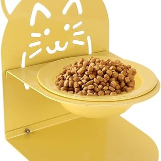 Приподнятые миски для кошек, непроливаемые и с противоскользящим покрытием - съемная кормушка, эргономичная и многофункциональная миска для кошек для дома и офиса.