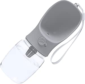 Бутылочка для питья для собак, для путешествий, поездок на поезде, 350 мл, удобное дозирование, для щенков и собак, дорожная миска, бутылка для питья, идеально подходит для дозирования.