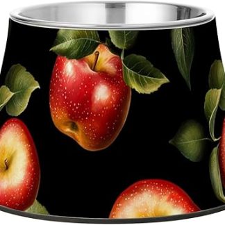 Фотографическая миска для собак с подставкой для свежих фруктов, кормушка из нержавеющей стали для домашних животных, для справления нужды.